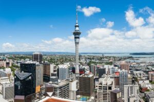 auckland sky tower new zealand north island self drive itinerary